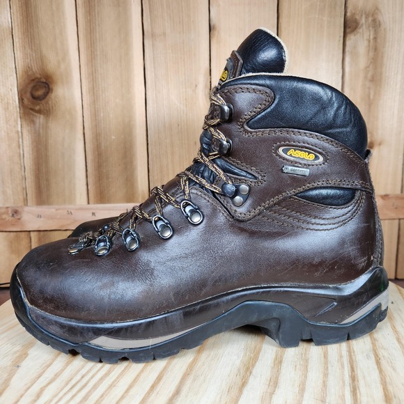 Asolo TPS 520 GV Evo Boots Mens 8.5 Leather Gore-Tex Vibram Hiking Waterproof